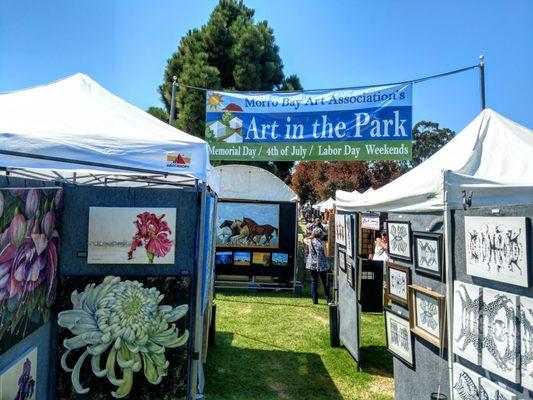 Morro Bay Art in the Park - Labor Day 2019