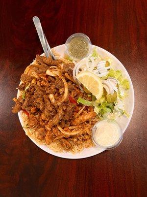 Mixed Shawarma Plate