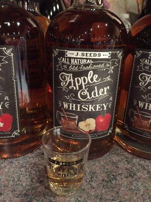 Killer whiskey that I want to see on the hunt next year.   Made from Apple Hill apples