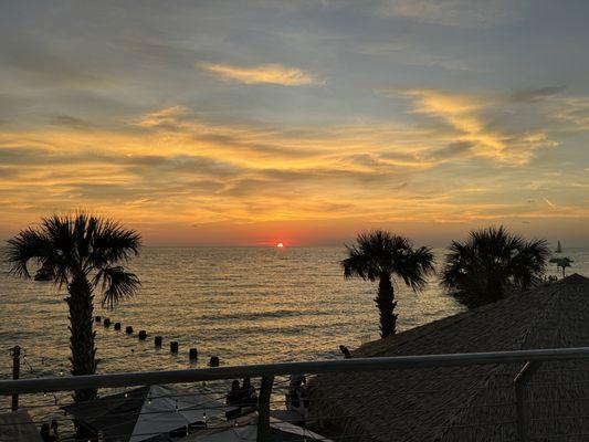 Sunset view off the patio