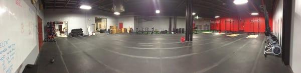 Our 7,500 Sq Ft Facility. Including Turf, Showers, and massive open floor space!