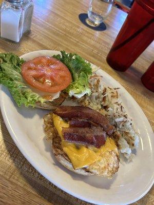 Mickey Muffin w/ bacon...