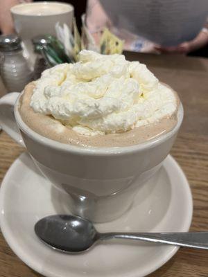 Mocha Latte with homemade whip cream