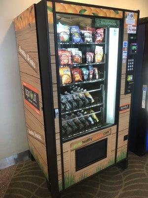 Look for "healthier" vending machine at C gate...