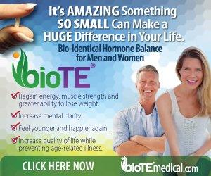 We now offer bioTE hormone therapy!