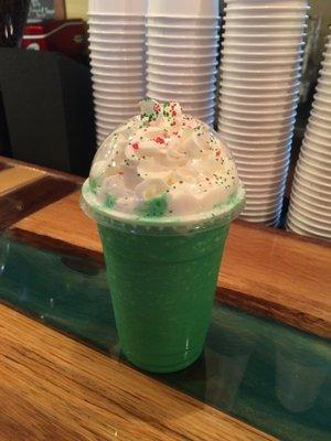 The Grinch - limited offer that's a green peppermint mocha