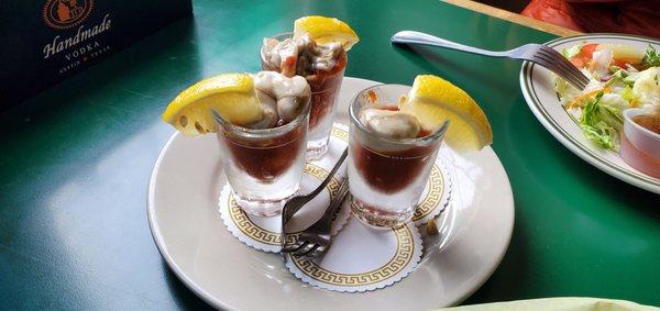 Oyster shooters