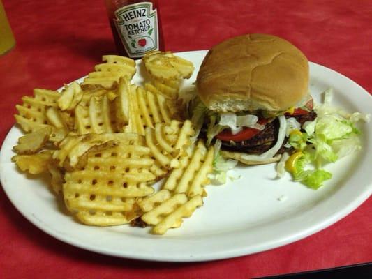 Just $8.50 for the burger combo? That was a lot of good food.