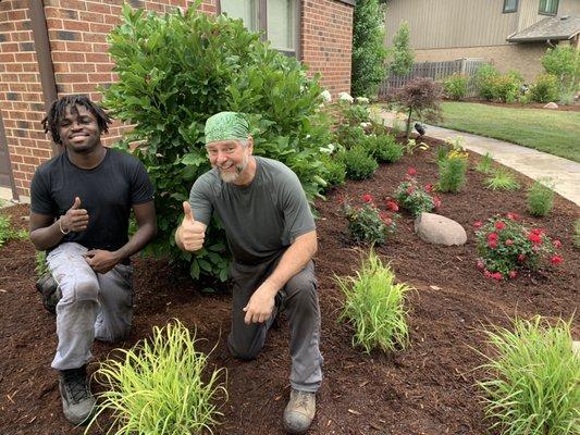 My guys celebrating a job well done