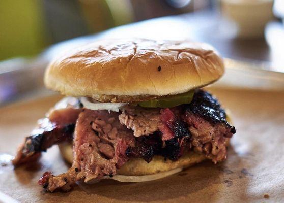 Smoked Brisket Sandwich