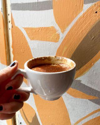 Cinnamon dusted Latte