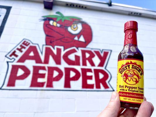 Lots of great hot sauces available at The Angry Pepper