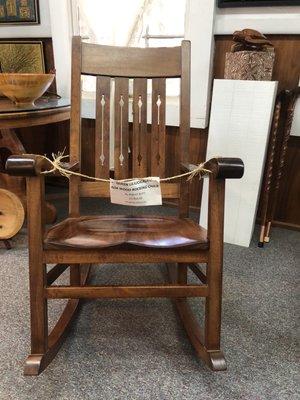 Koa wood rocker, only $3,950