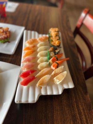 Yummy nigiri assortment