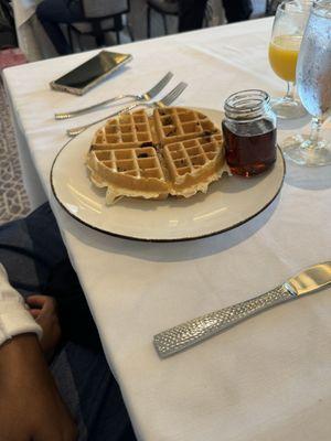 Blueberry waffle