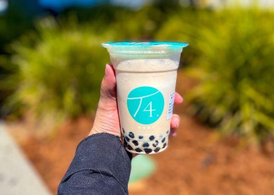 Milk tea with boba