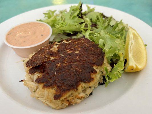 The wonderful crab cake appetizer