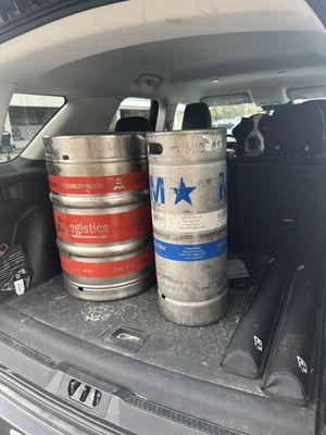 Narragansett & DownEast kegs