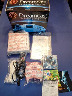 Working like new Dreamcast system in original packing.