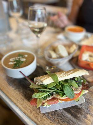 Mushroom & Brie Bisque, #14. Applewood Bacon Sandwich