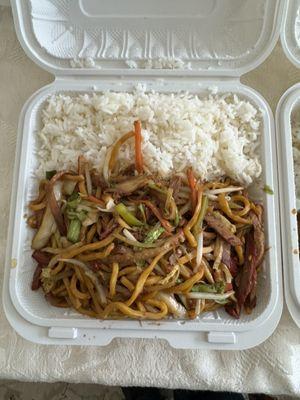 Pork Lo Mein lunch special