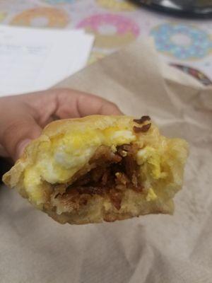 Egg, bacon & cheese kolache