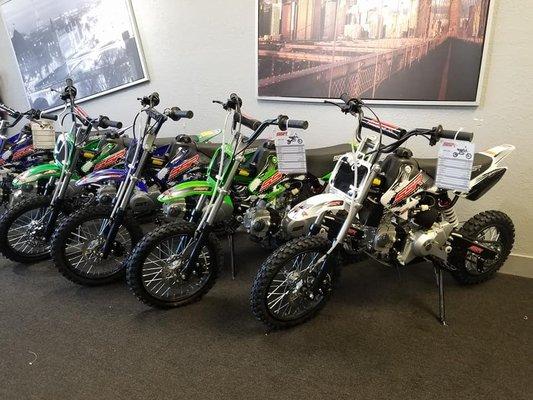 SSR Motorsports dirtbikes