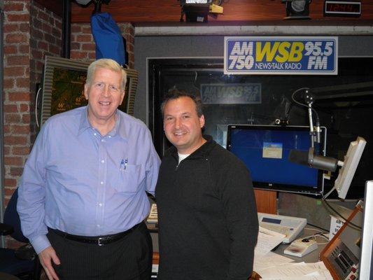 William C. Head as radio guest of WSB on Adam Goldfein Show