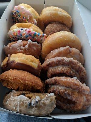 @#$_& these donuts were good! Assorted dozen.