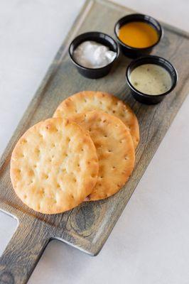 Naan Bread & Dip Trio