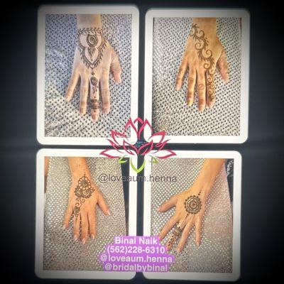 Party Henna/ wedding henna/birthday party
Instagram: @loveaum.henna / @bridelbybinal