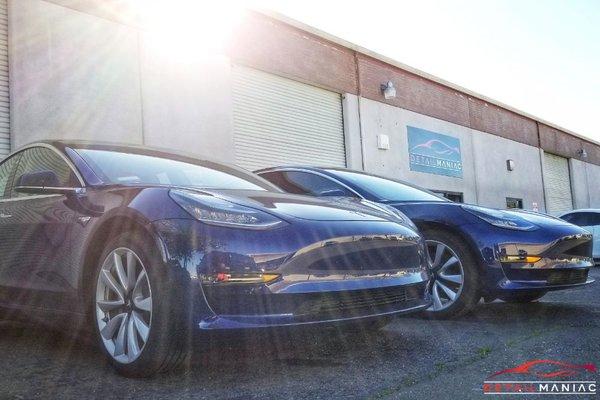 We are your Tesla specialists for all of your paint protection film (clear bra) and ceramic coating needs!