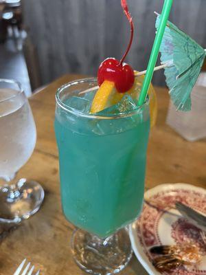 Blue Hawaiian (pirate drink #2!)