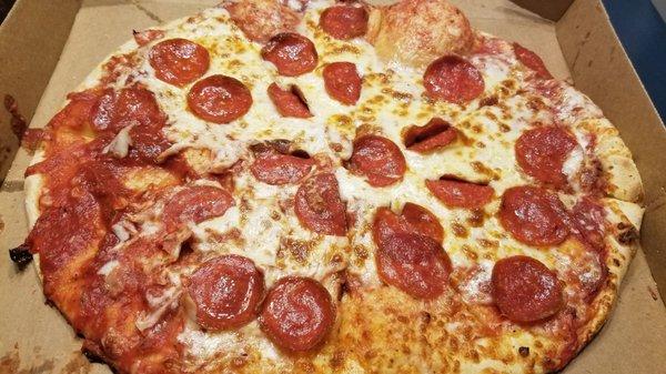 Pepperoni pizza