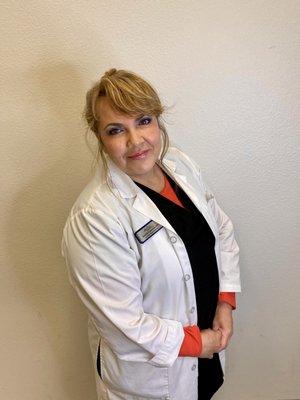 Nurse Emelda, our talented Laser and Aesthetic Specialist.