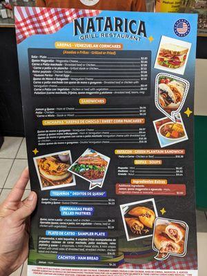 Front Menu