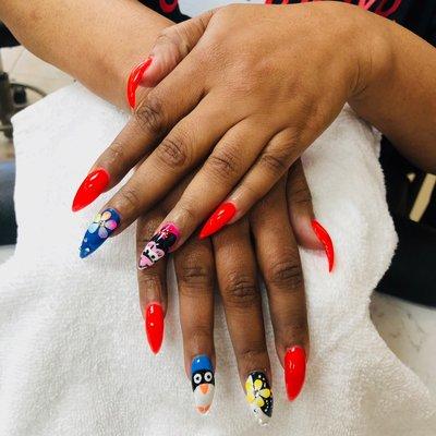 Gel Full Set with Designs