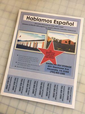 Hablamos Español