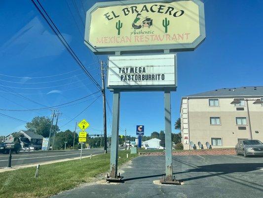 Restaurant sign.