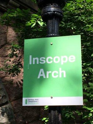 Look for the sign. My photo of Inscope Sign. Posted with review 04/22/21