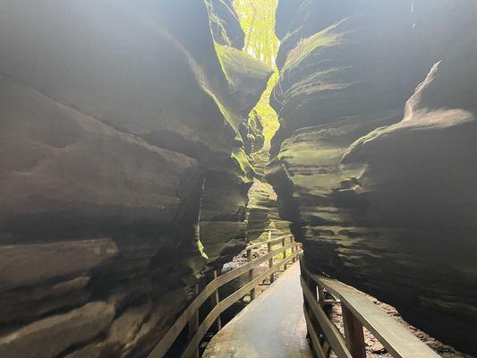 witches gulch - 1st stop on Upper Dells boat tour