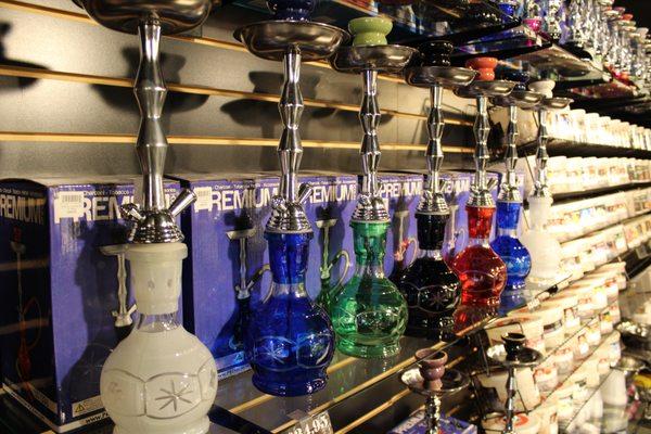 Choose from many different styles of hookahs. Prices range from as low as $15-$485!