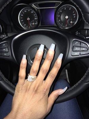 Full set. Clear polish!