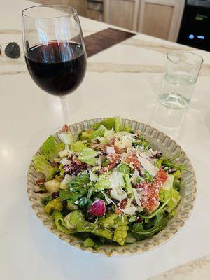 Italian Chop Salad and Chamboucin