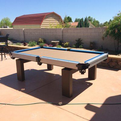 outdoor pool table in new mexico