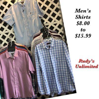 Men's Clothing @rudysunlimited