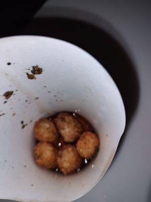 Smash Tots drowning in 1cm deep oil.