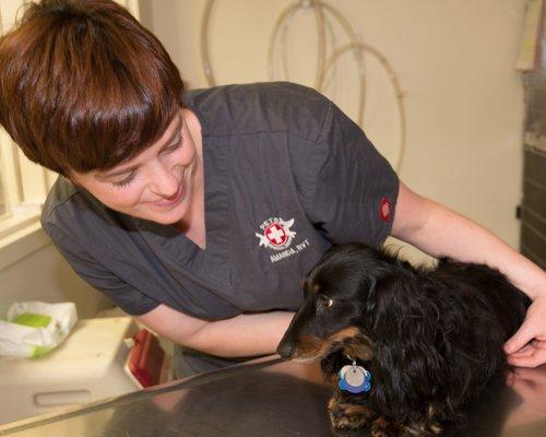 Nurse Amanda and patient