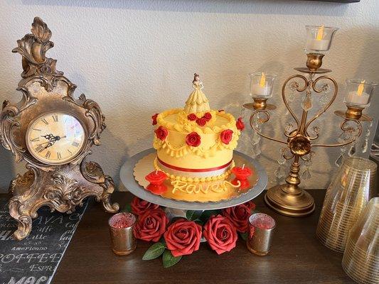 Beauty and the Beast Cake from Michelle Ashley.