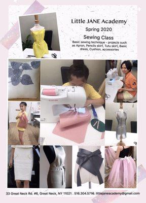 Little JANE Academy - Sewing Classes